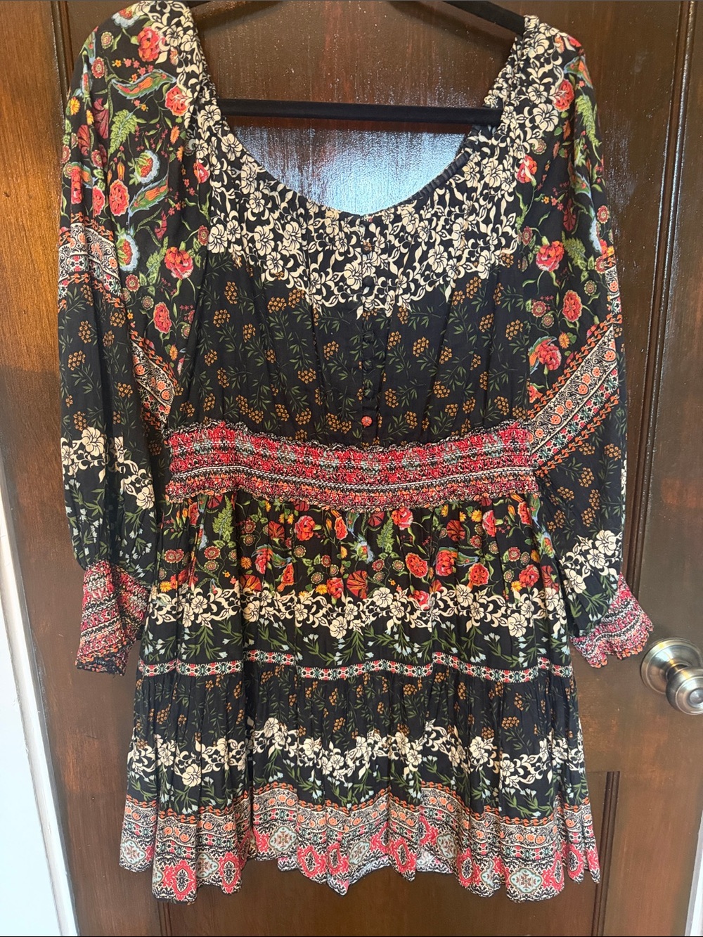 Alice + Olivia Boho floral patten dress